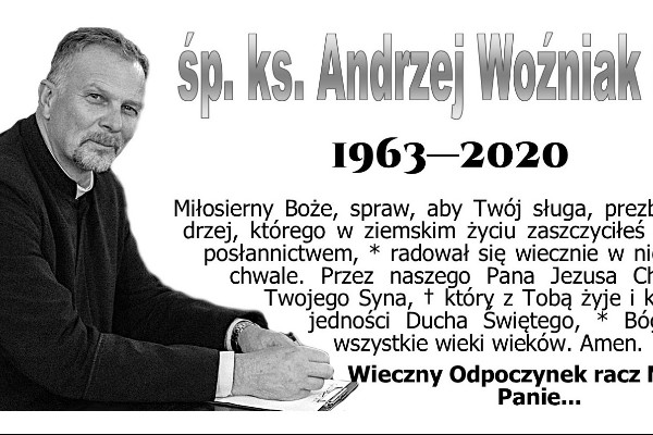 Zmarł ks. Andrzej Woźniak SCJ