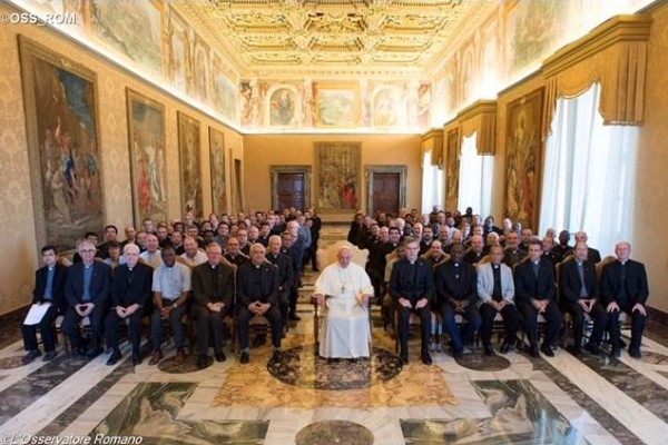 Audiencja Kapituły Generalnej Sercanów u Ojca Świętego Franciszka