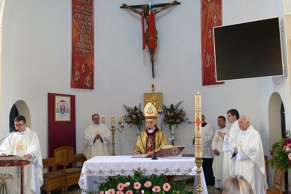 Odwiedziny bpa Mariana Florczyka w Nowicjacie