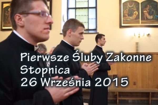 Pierwsza Profesja Zakonna – Rocznik 2015 (wideo)